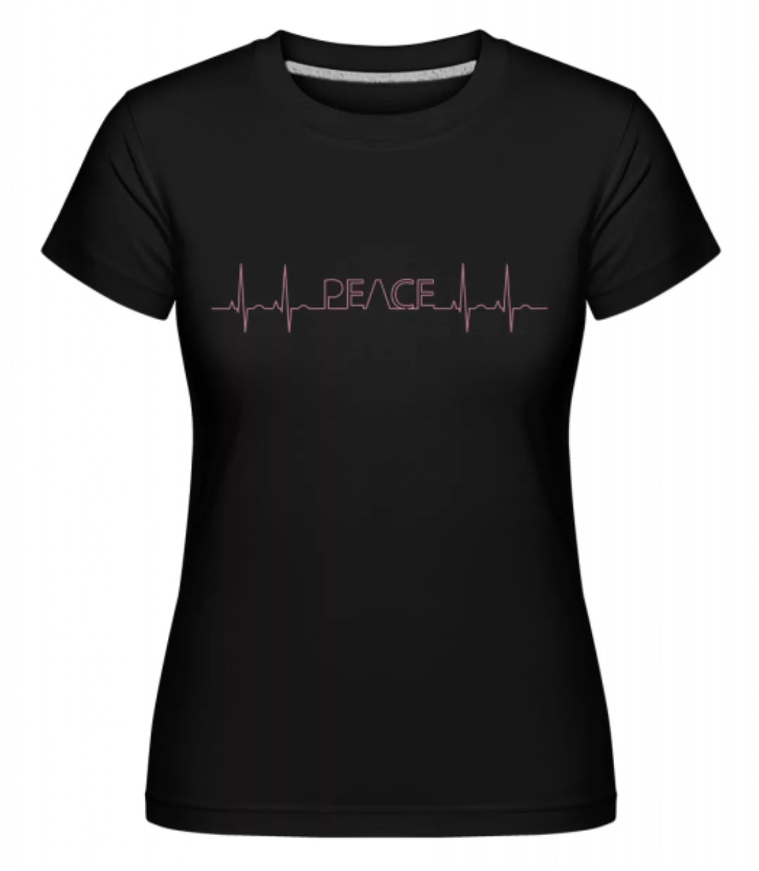 Peace Herzschlag · Shirtinator Frauen T-Shirt günstig online kaufen