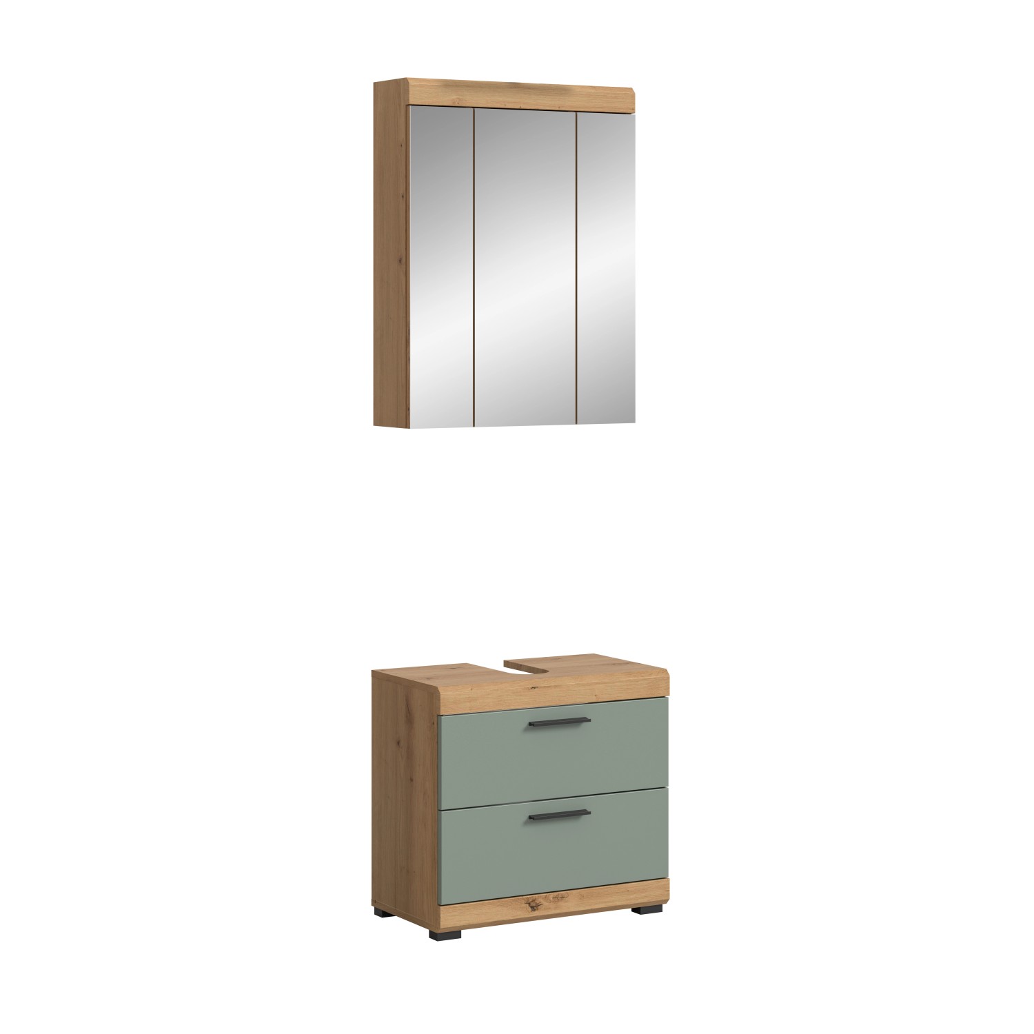 Badmöbel-Set SCHLOONSEE  2 tlg.  bestehend aus: Waschbeckenunterschrank  Sp günstig online kaufen
