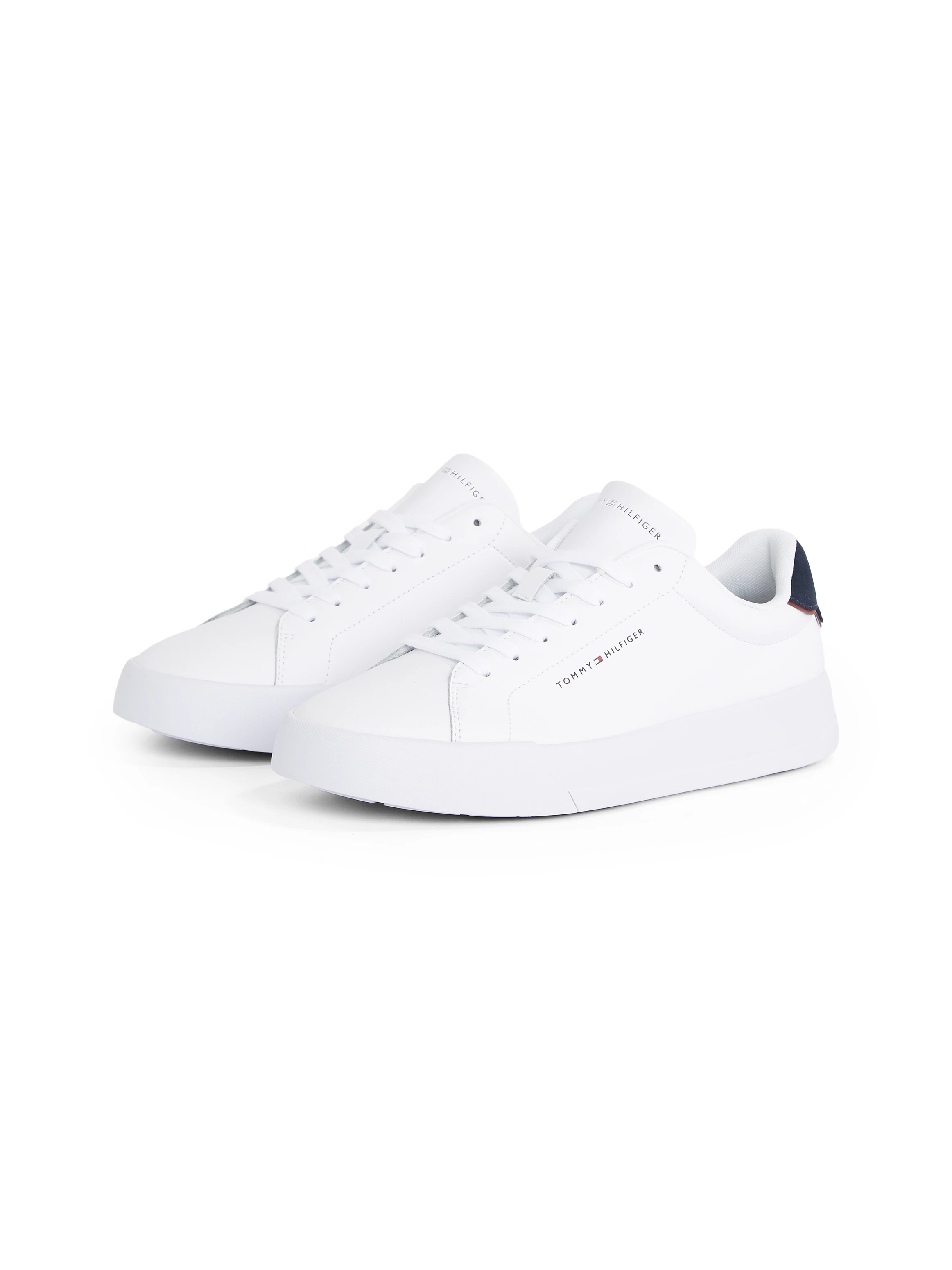 Tommy Hilfiger Plateausneaker "TH COURT LTH DETAIL ESS", Freizeitschuh, Hal günstig online kaufen