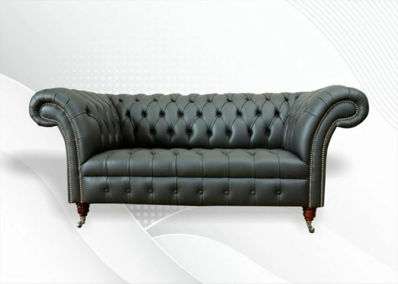 Xlmoebel Sofa Moderne Zweisitzer Ledercouch mit Relaxfunktion und Chesterfi günstig online kaufen