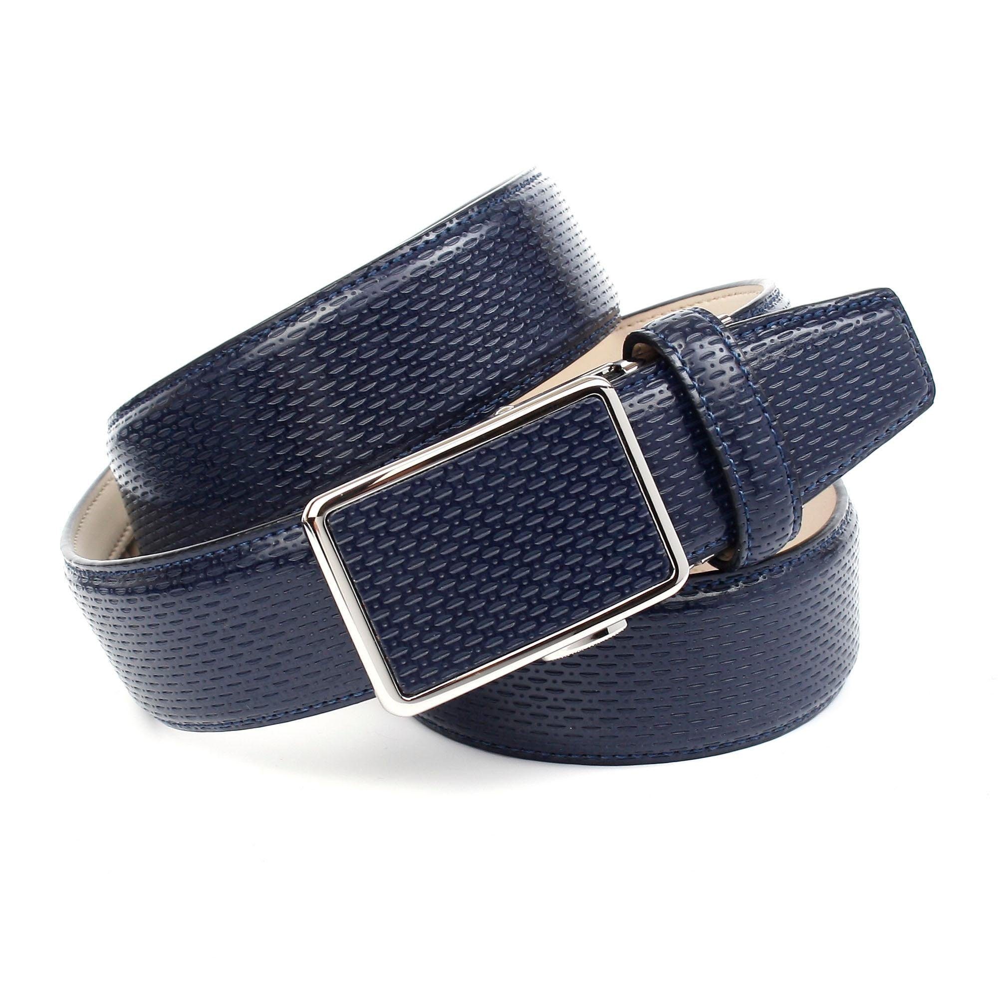 Anthoni Crown Ledergürtel, für blaue Schuhe mit perforiertem Leder günstig online kaufen