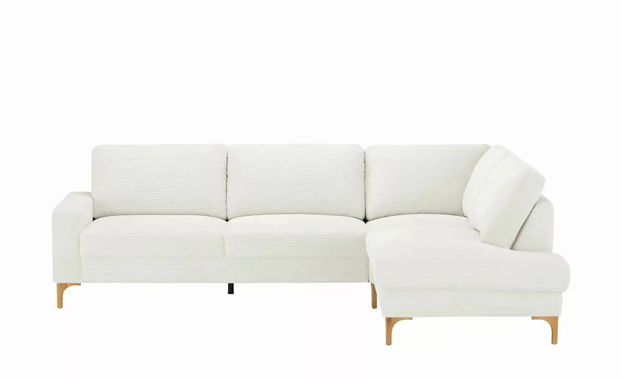 Gray & Jones Cord-Sofa  Capa ¦ weiß ¦ Maße (cm): B: 276 H: 86 T: 200.0 Pols günstig online kaufen