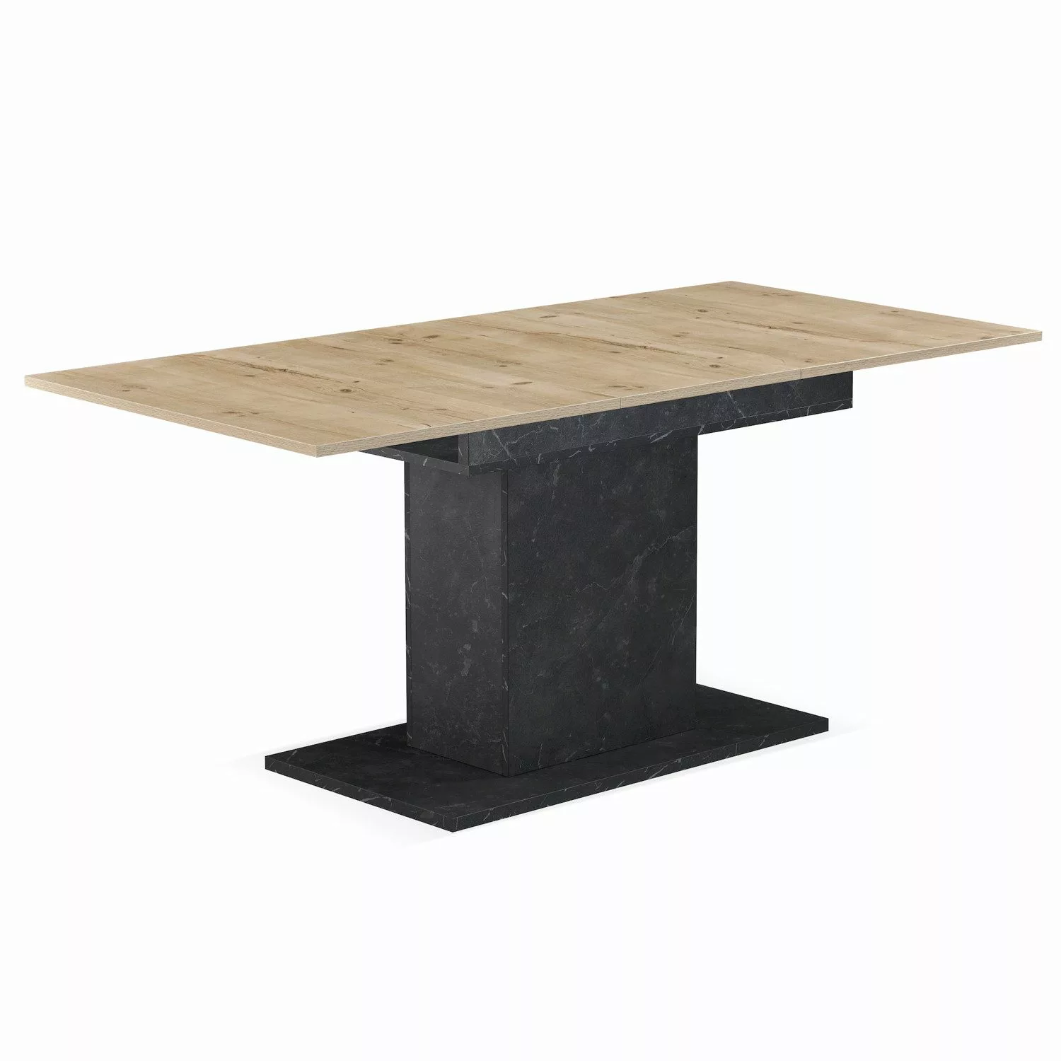 B&D home Säulen-Esstisch BOSCO, ausziehbar, 120-160cm, günstig online kaufen