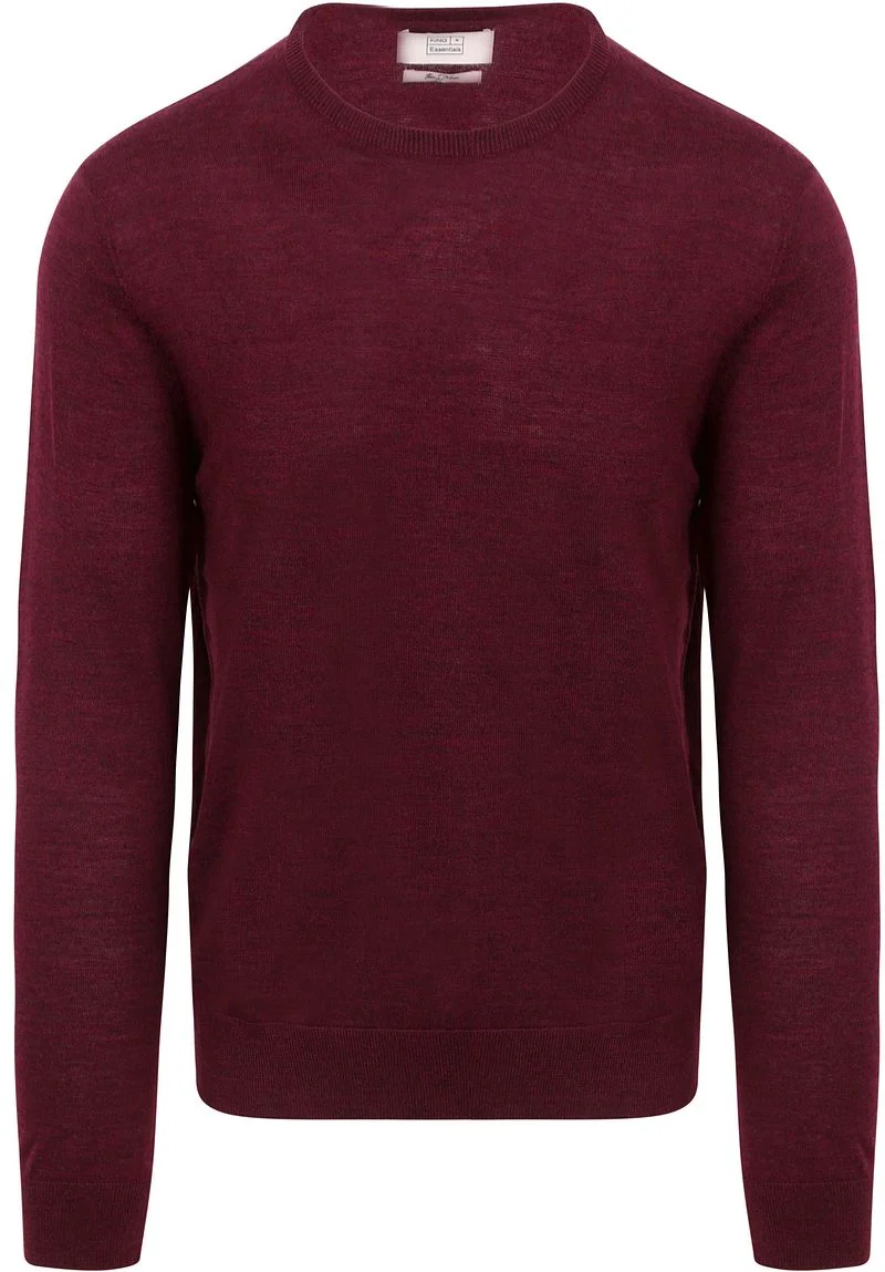 King Essentials The John Pullover Merino Burgundy - Größe XXL günstig online kaufen