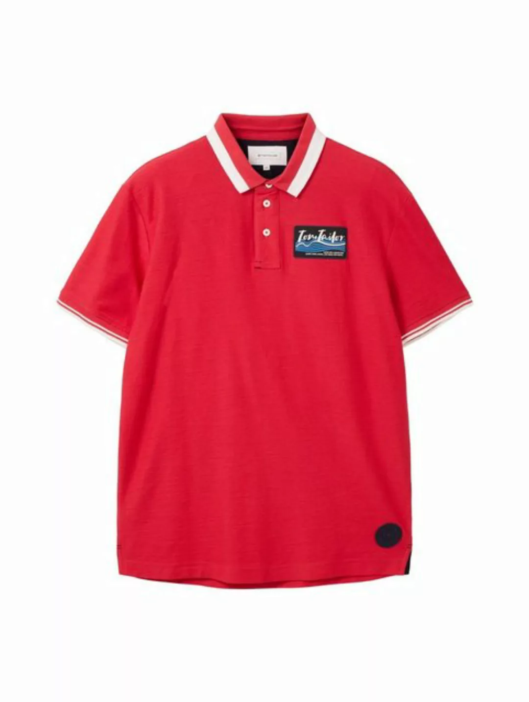 Tom Tailor Herren Poloshirt ROUGH SLUB - Regular Fit günstig online kaufen