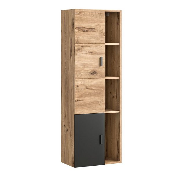 Newroom Midischrank Gorado Midischrank Nox Oak NB Nox Oak MDF TZ Modern Bad günstig online kaufen