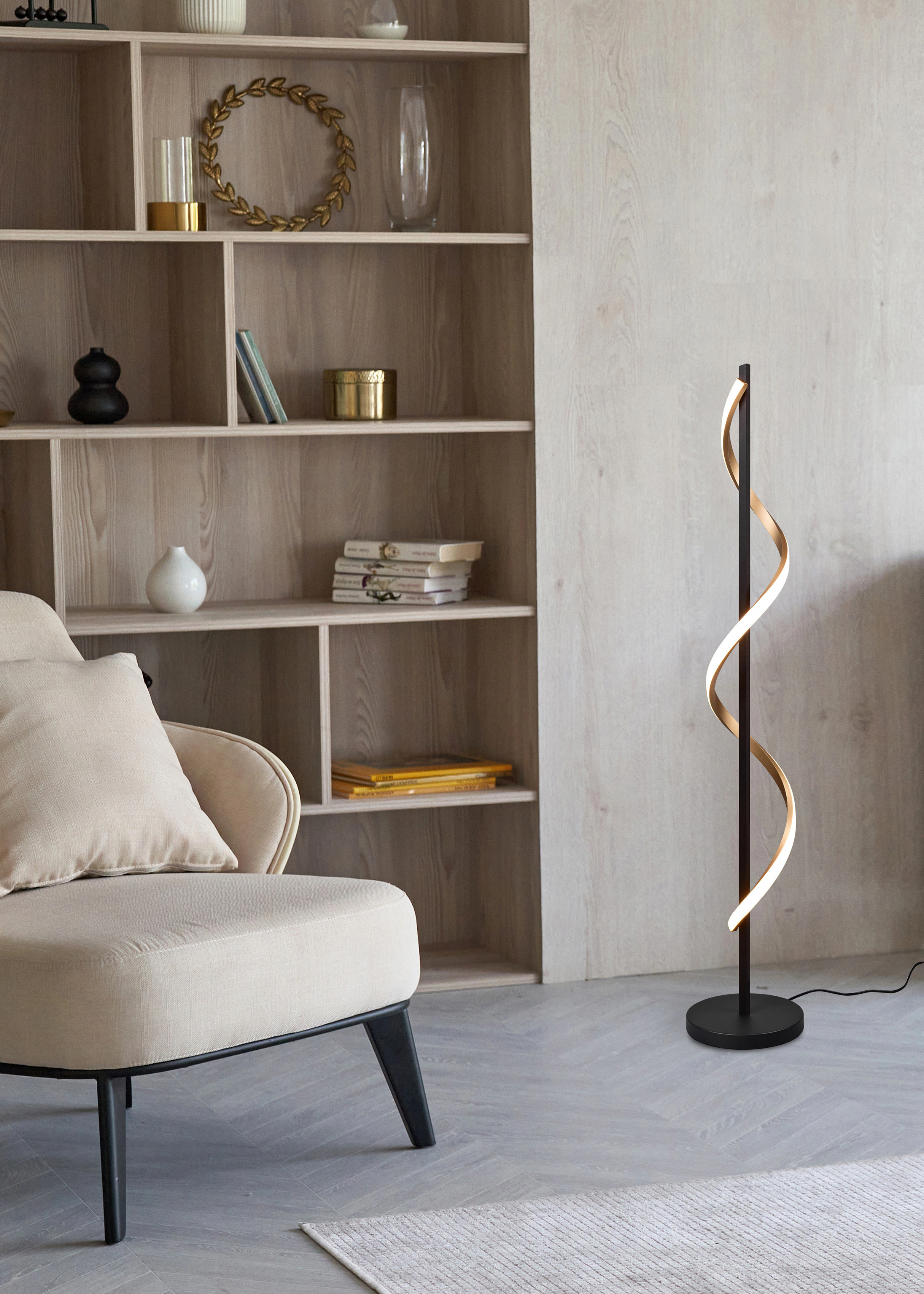 Places of Style LED Stehlampe »Torca«, 1 flammig, Leuchtmittel LED-Board günstig online kaufen