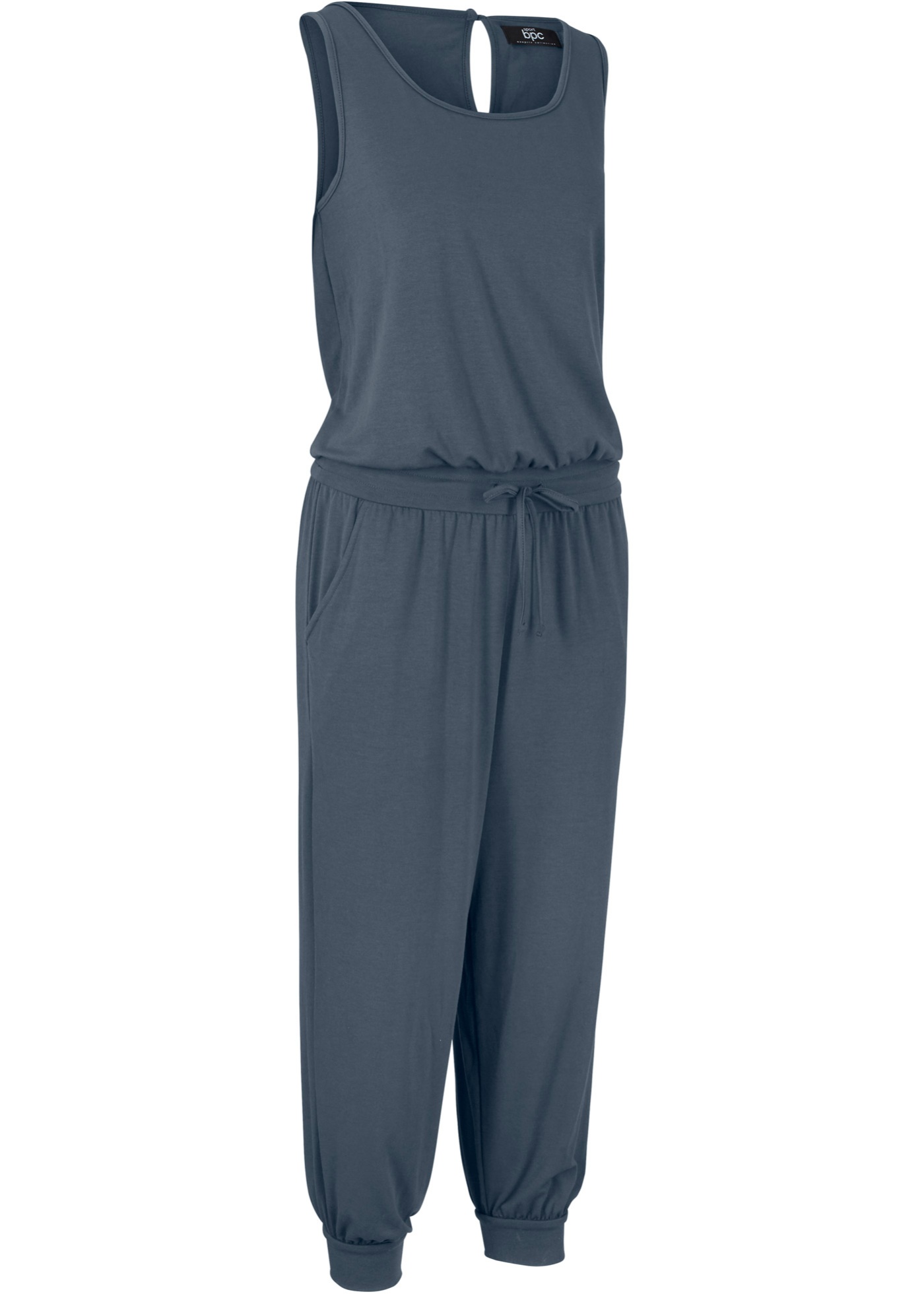 Stretch-Jumpsuit mit Viskose, 3/4-Länge günstig online kaufen