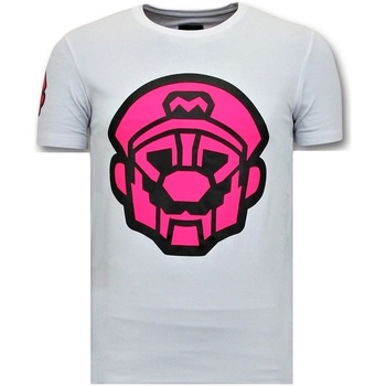 Local Fanatic  T-Shirt Mit Aufdruck Mario Neon günstig online kaufen