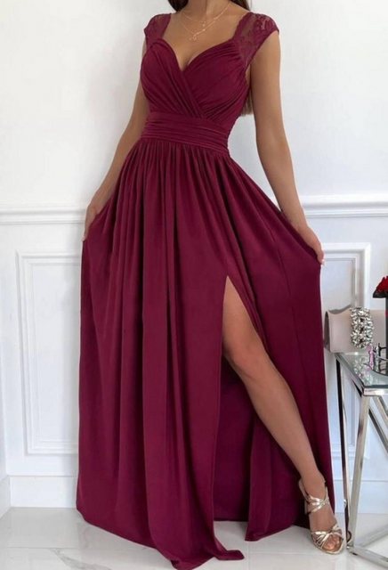 SEGUEN Sommerkleid Elegantes, ärmelloses, rückenfreies Spitzenkleid (Modisc günstig online kaufen