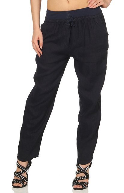 Mississhop Leinenhose Leinenhose mit Kordelzug in Vielseitigen Farben - Gr. günstig online kaufen