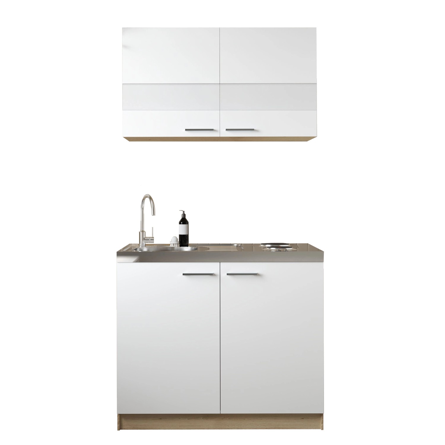 Respekta Küchenmöbel-Set 5 Merle 100 cm Weiß günstig online kaufen