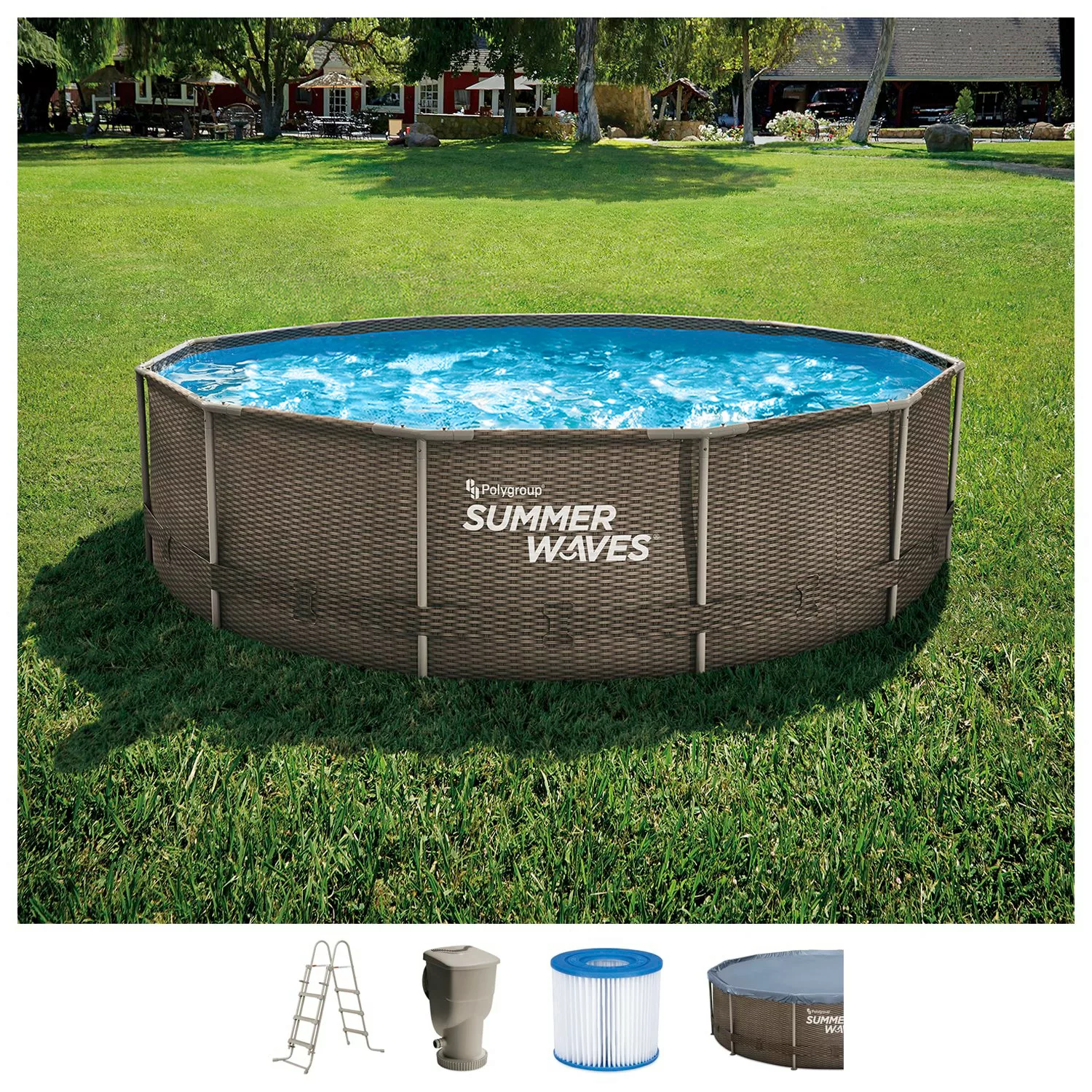 Summer Waves Poolset Active Frame H/D: ca. 91x366 cm günstig online kaufen