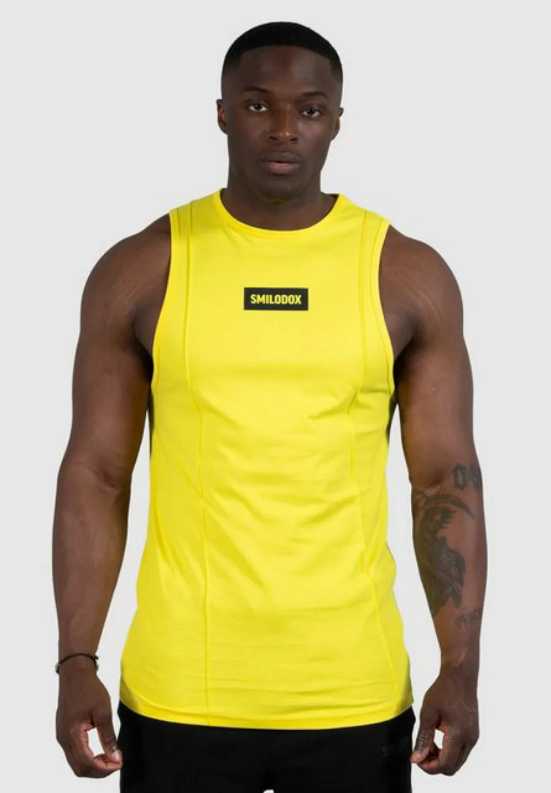 Smilodox Tanktop Richard 100% Baumwolle günstig online kaufen