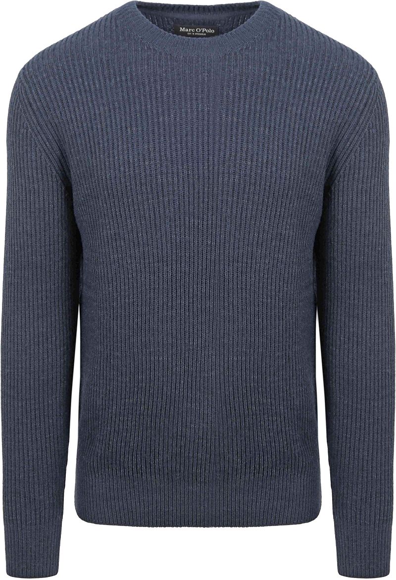 Marc O'Polo Pullover Wool Blend Navy - Größe XL günstig online kaufen