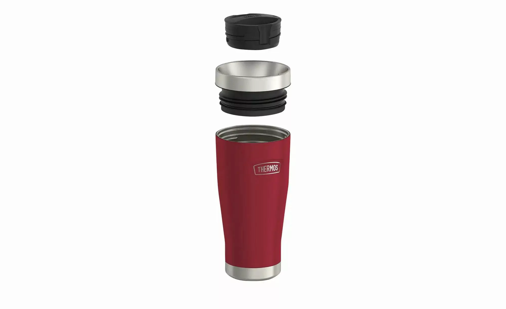 THERMOS Isoliertasse  ICON ¦ rosa/pink ¦ Edelstahl ¦ Maße (cm): H: 19  Ø: 9 günstig online kaufen