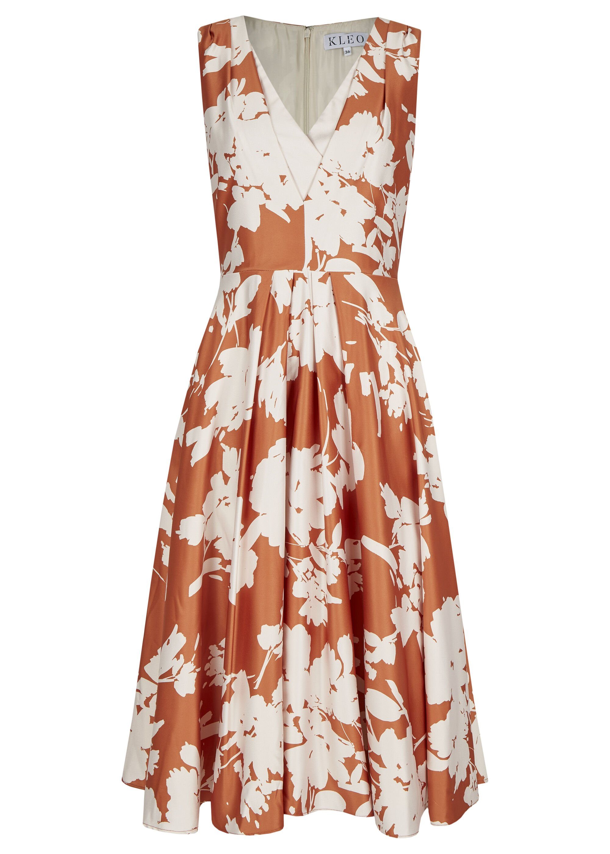 Kleo Abendkleid (1-tlg) Elegant schimmernder Satinstoff günstig online kaufen