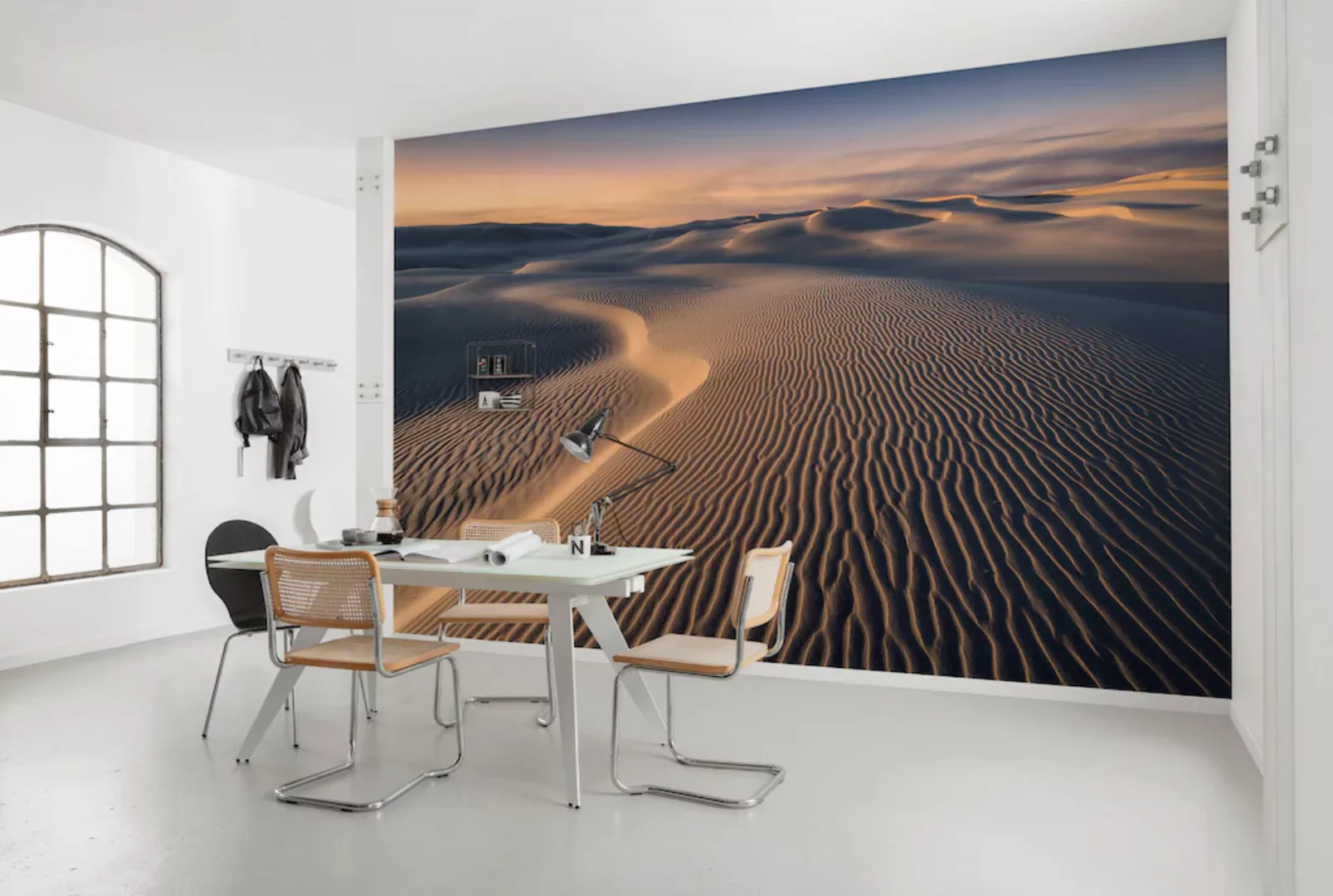 KOMAR Vlies Fototapete - Glowing Lines  - Größe 450 x 280 cm mehrfarbig günstig online kaufen