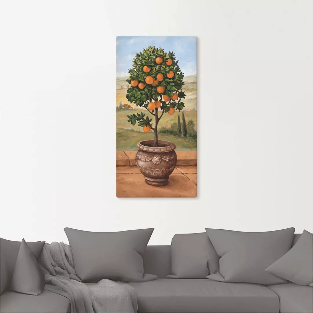 Artland Wandbild »Orangenbaum«, Bäume, (1 St.), als Leinwandbild, Wandaufkl günstig online kaufen