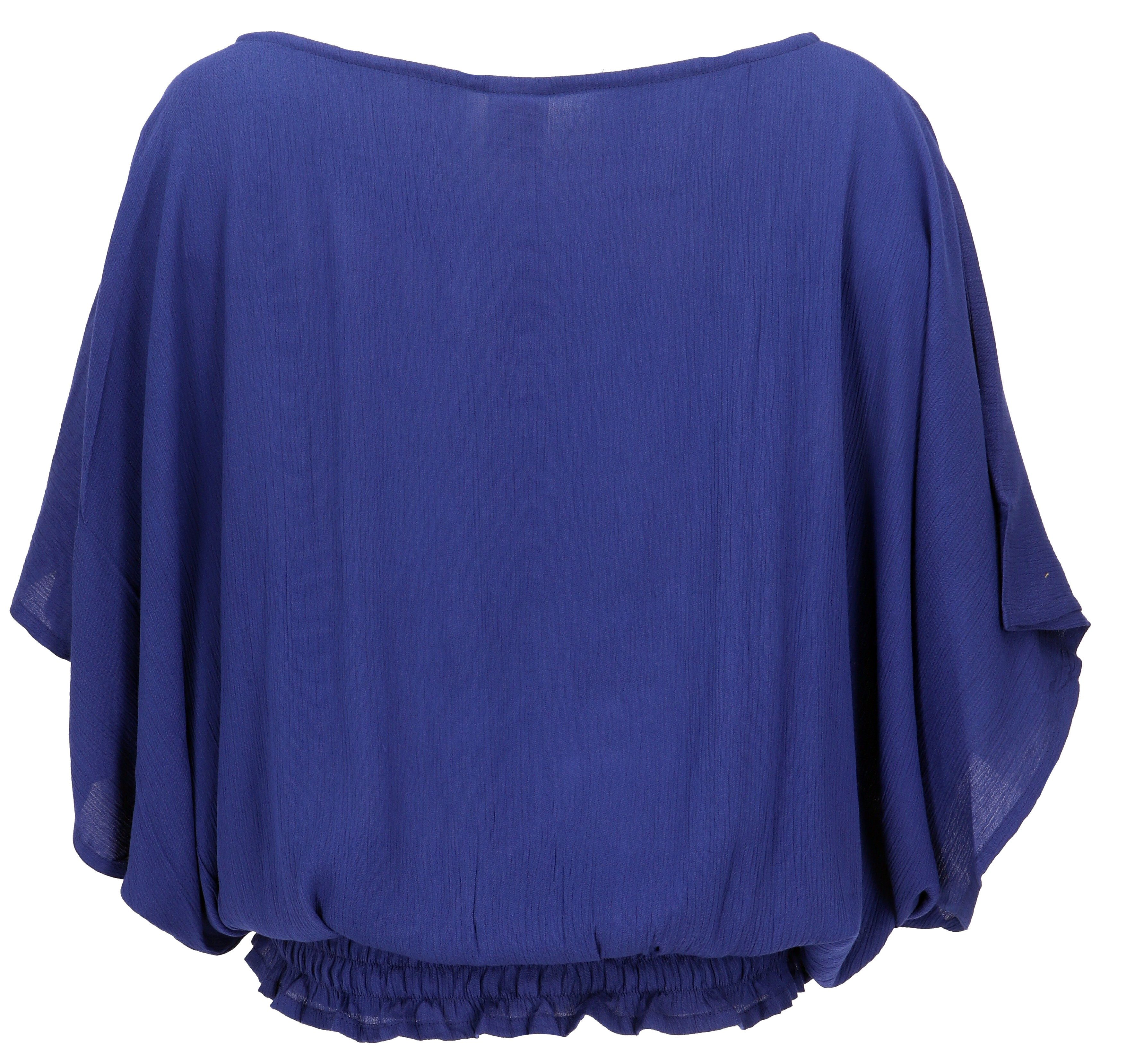 Guru-Shop Longbluse Luftige Boho Bluse, Maxibluse günstig online kaufen