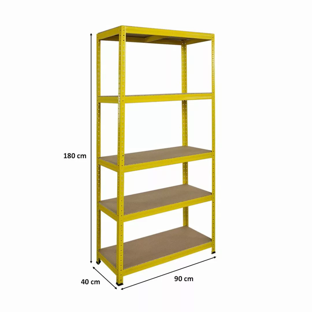 PROREGAL® Schwerlastregal 180x90x40cm Fachlast 175kg 5 günstig online kaufen