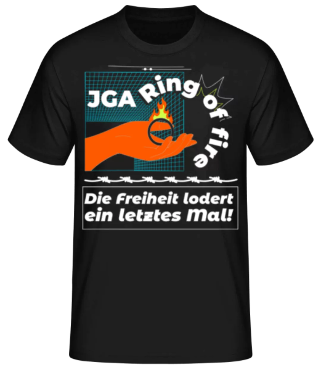 JGA Ring Of Fire · Männer Basic T-Shirt günstig online kaufen