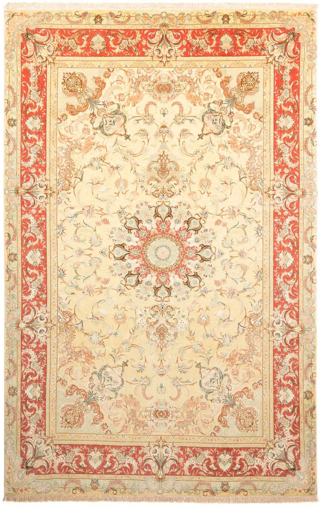 morgenland Orientteppich »Perser - Täbriz - Royal - 307 x 198 cm - beige«, günstig online kaufen