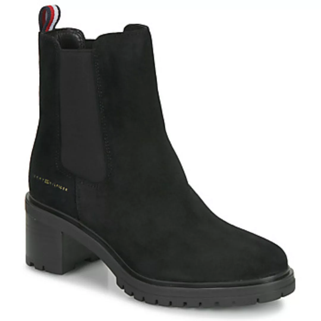 Tommy Hilfiger  Damenstiefel ESSENTIAL MIDHEEL SUEDE BOOTIE günstig online kaufen