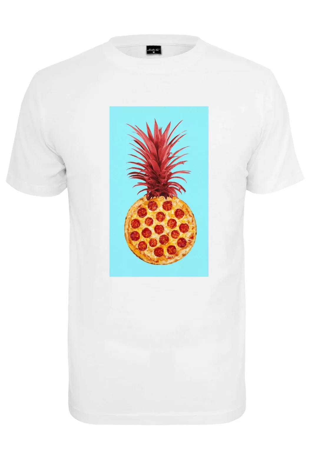 MisterTee T-Shirt "MisterTee Herren Pizza Pineapple Tee" günstig online kaufen