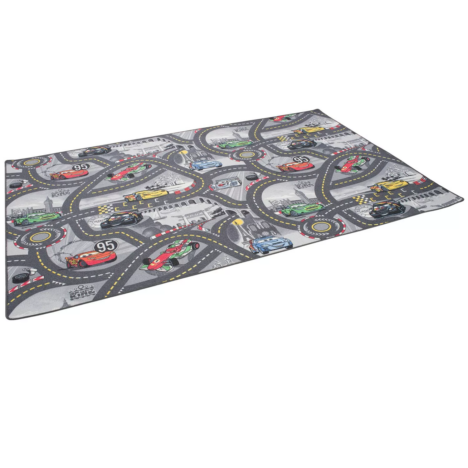 Snapstyle Kinder und Spielteppich Disney Cars Grau 200x250cm günstig online kaufen