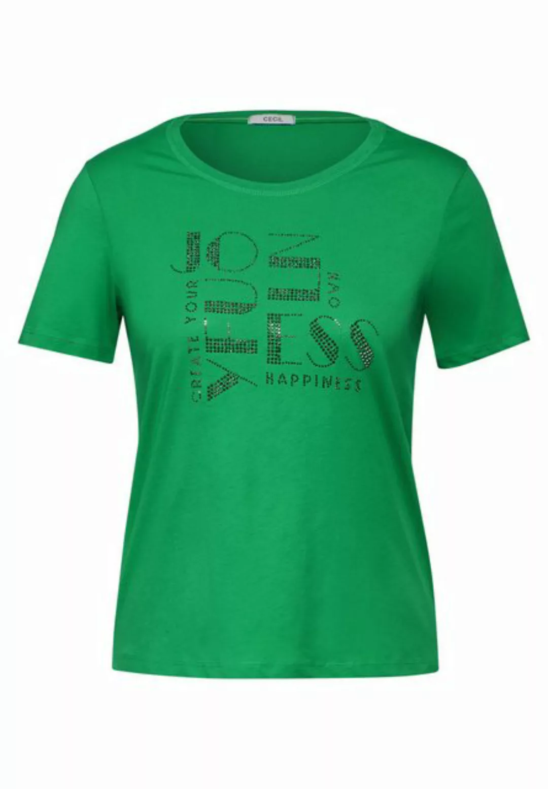 Cecil T-Shirt mit V-Ausschnitt günstig online kaufen