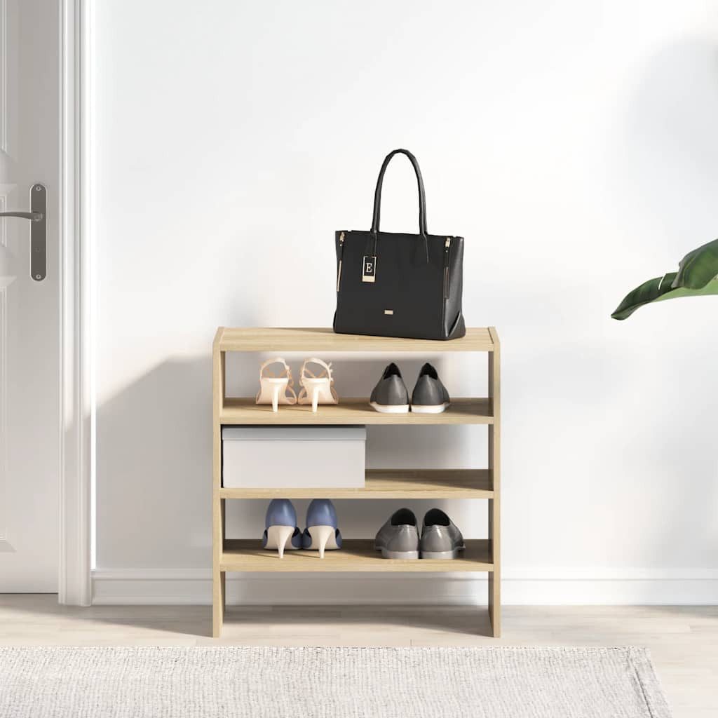 vidaXL Schuhregal Schuhregale 2 Stk. Stapelbar günstig online kaufen