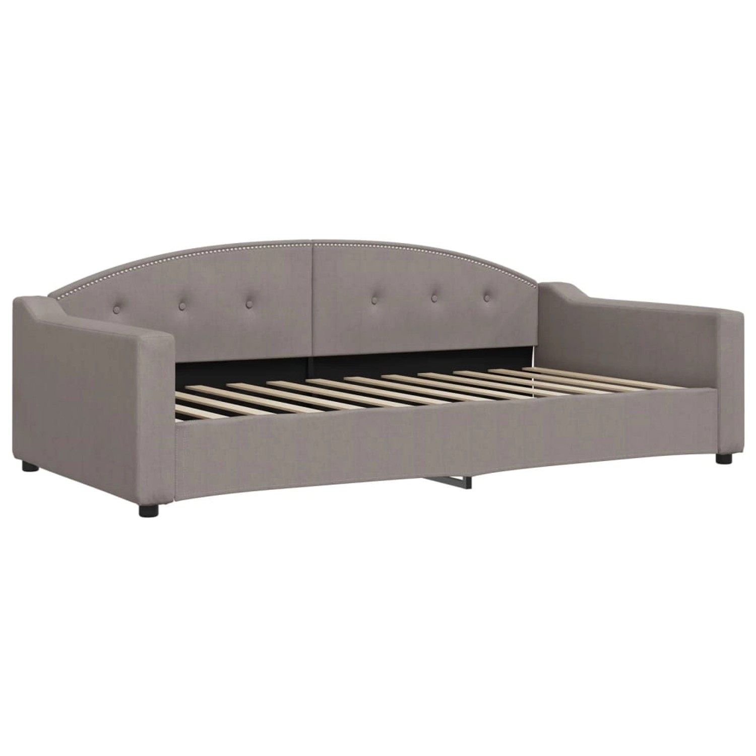 vidaXL Tagesbett Taupe 100x200 cm Stoff1842897 günstig online kaufen