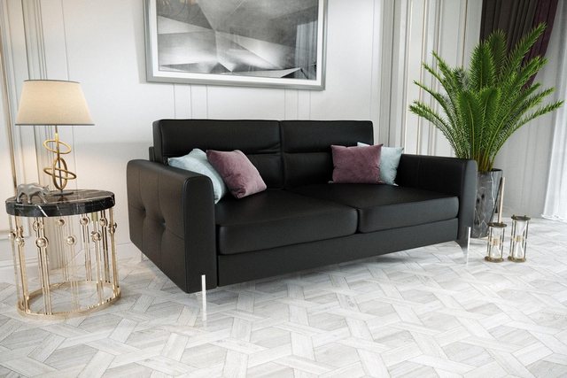 JVmoebel Sofa Sofas Couches Elegantes Design Luxus Samt Stoff Sofa Couch, M günstig online kaufen