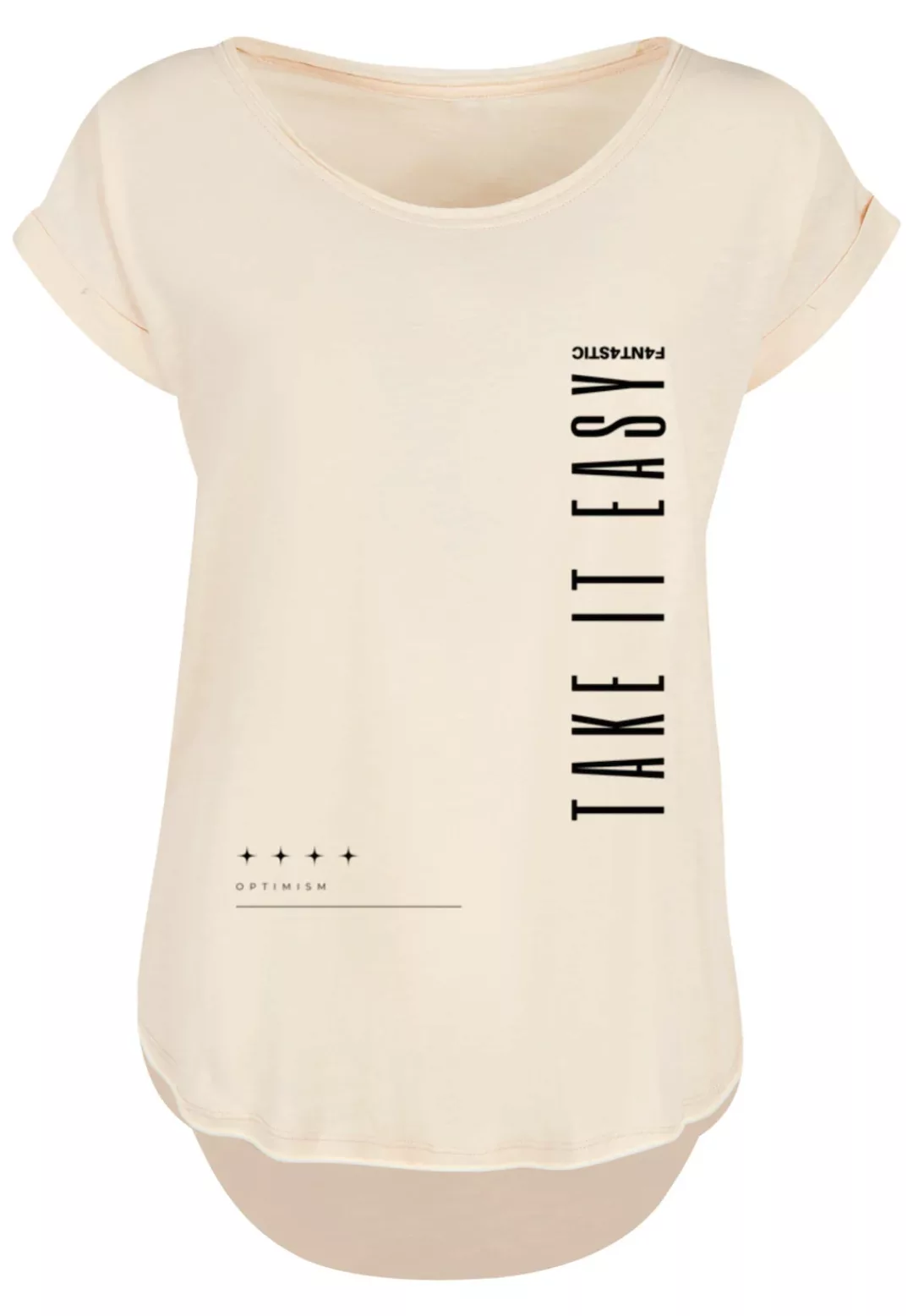 F4NT4STIC T-Shirt "Take It Easy LONG TEE", Print günstig online kaufen