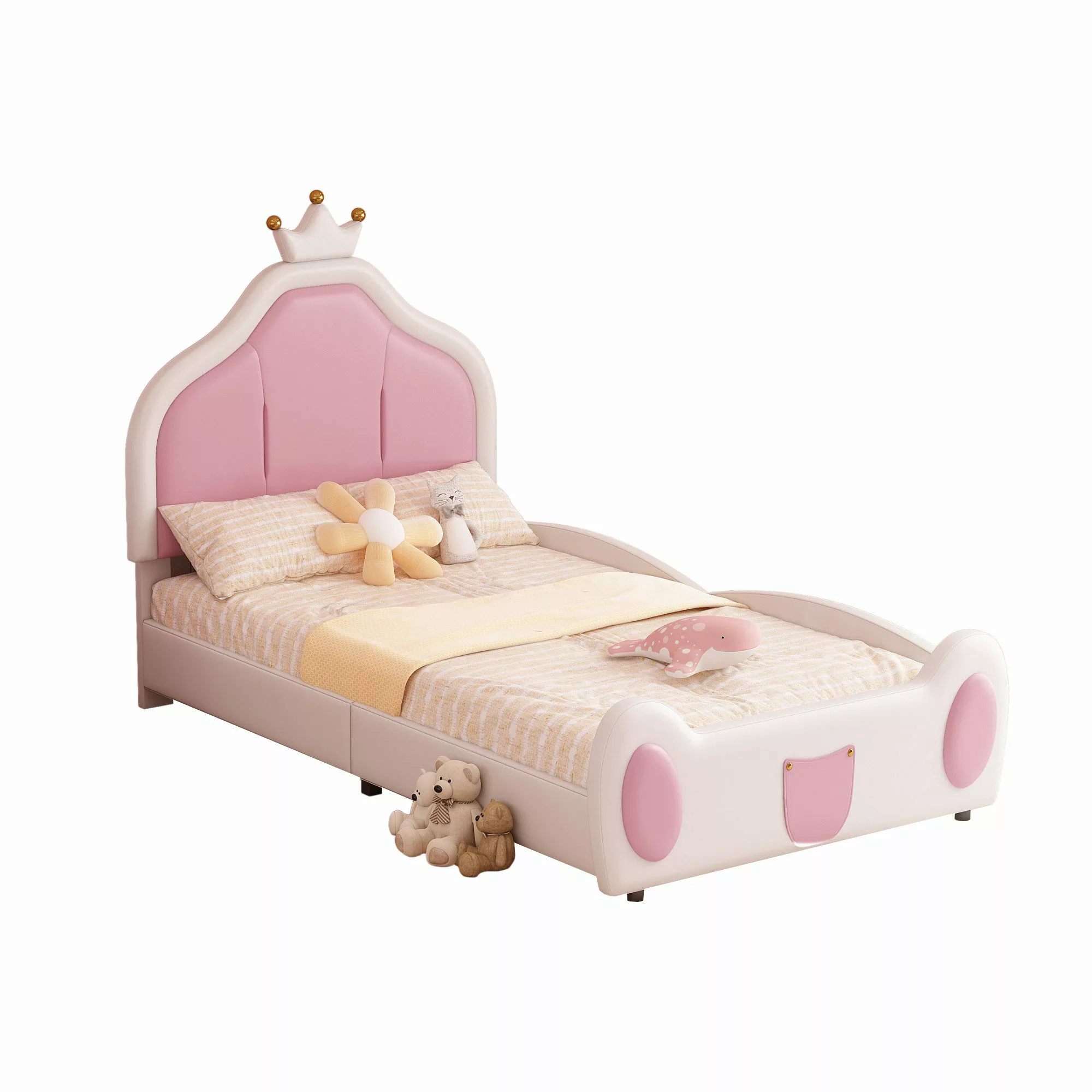 Flieks Polsterbett, Kinderbett Einzelbett 90x200cm mit günstig online kaufen