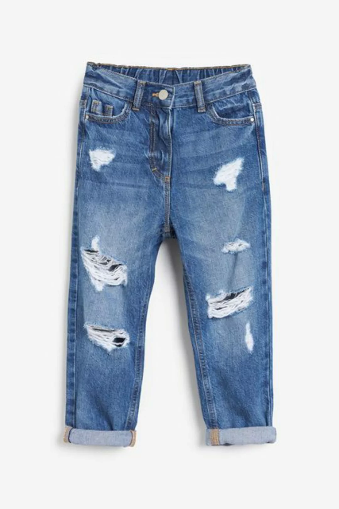 Next Destroyed-Jeans Mom-Jeans im Distressed-Look (1-tlg) günstig online kaufen