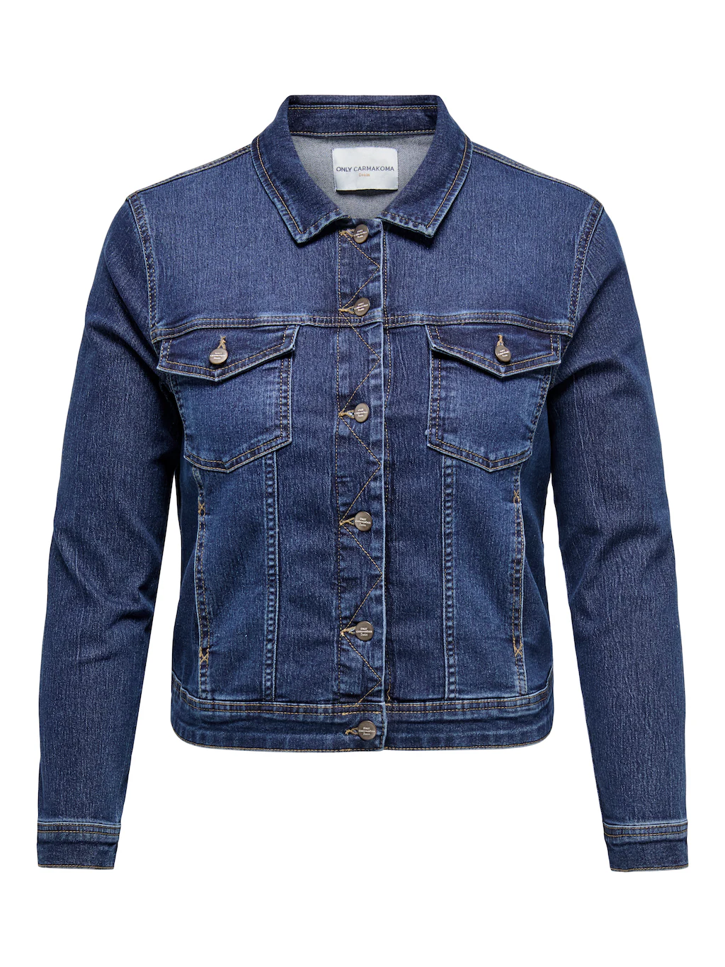 ONLY CARMAKOMA Jeansjacke "CARWESPA LS DBD JACKET DNM" günstig online kaufen
