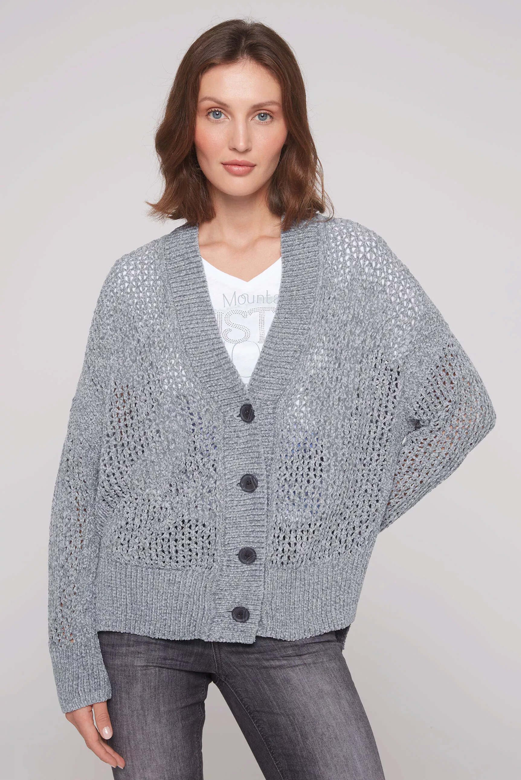 SOCCX Cardigan, mit Lochmuster günstig online kaufen