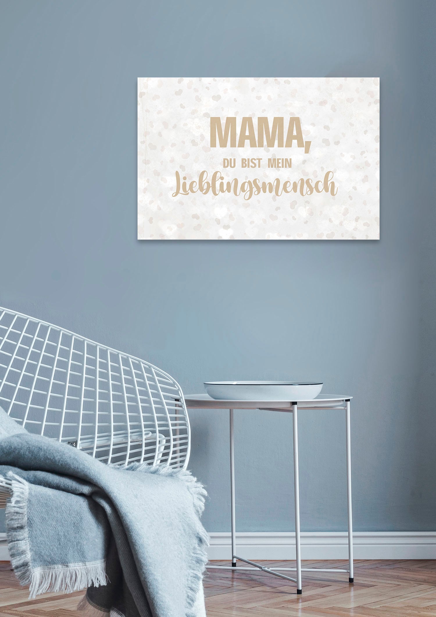 queence Metallbild »Lieblingsmensch Mama«, Schriftzüge, (1 St.), Stahlschil günstig online kaufen