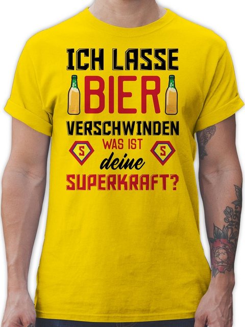 Shirtracer T-Shirt Ich lasse Bier verschwinden was ist deine Superkraft Par günstig online kaufen