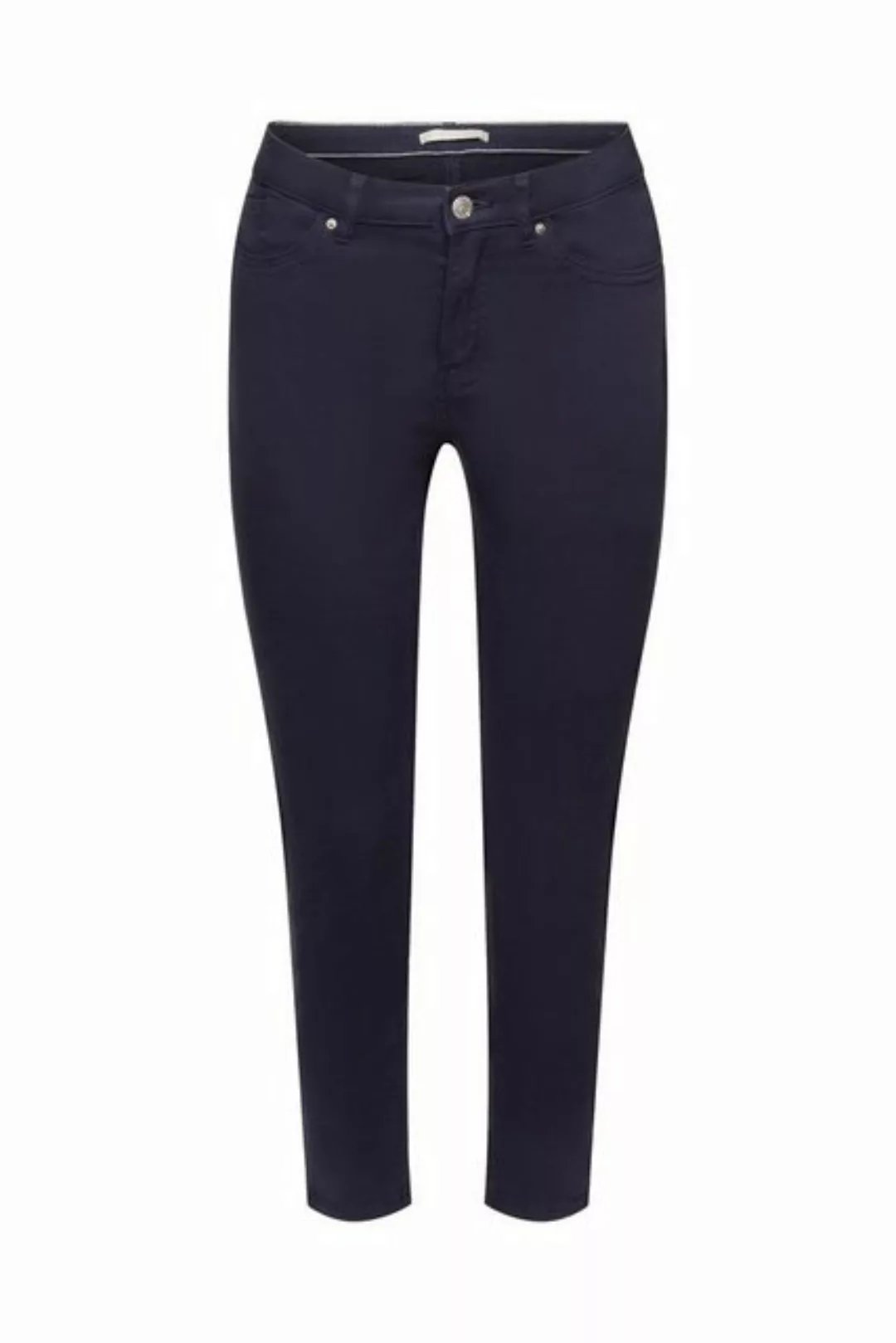 edc by Esprit 7/8-Hose Stretchige Mid-Rise-Hose in Cropped-Länge günstig online kaufen