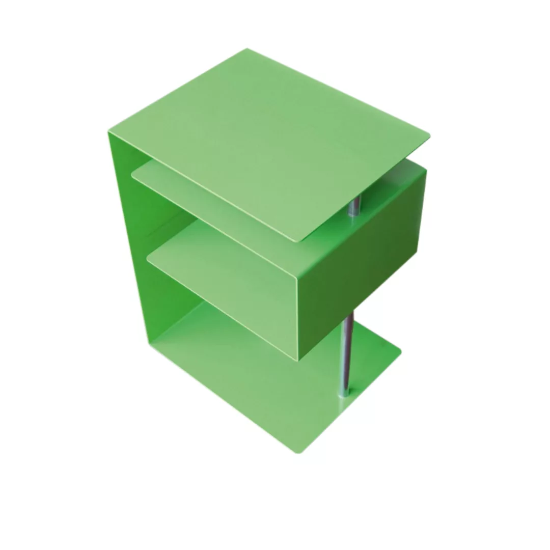 Radius - X-Centric Beistelltisch - grün/Stahl pulverbeschichtet/BxHxT 30x50 günstig online kaufen