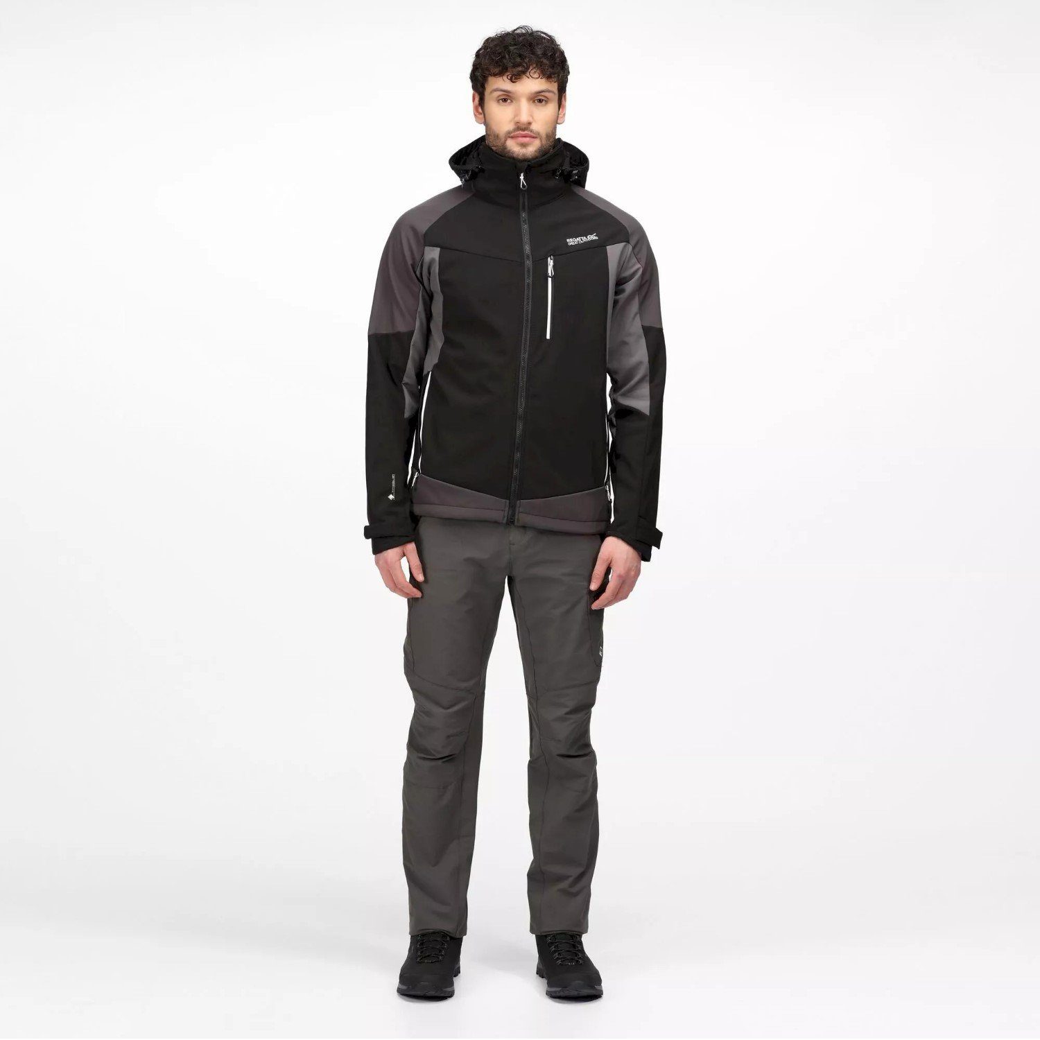 Regatta Softshelljacke Outdoorjacke mit Kapuze Hewitts günstig online kaufen