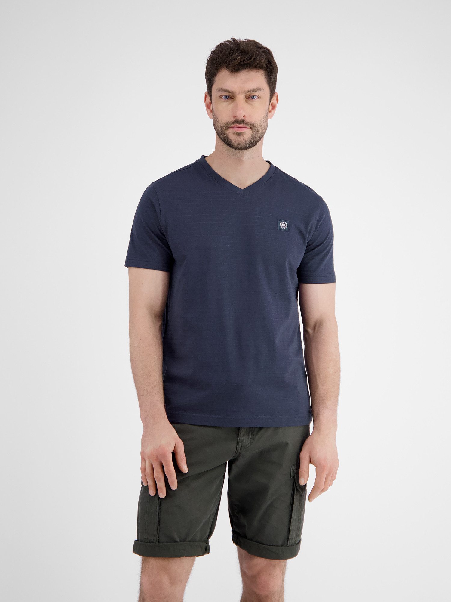 LERROS T-Shirt "LERROS Herren T-Shirt mit V-Ausschnitt" günstig online kaufen