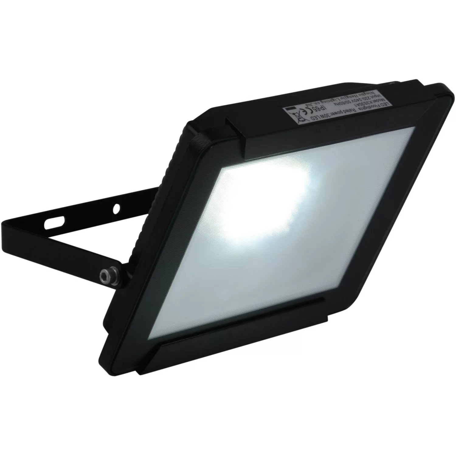 Näve Leuchten LED-Außenleuchte 5235822 schwarz Aluminium Glas B/H/T: ca. 6x günstig online kaufen