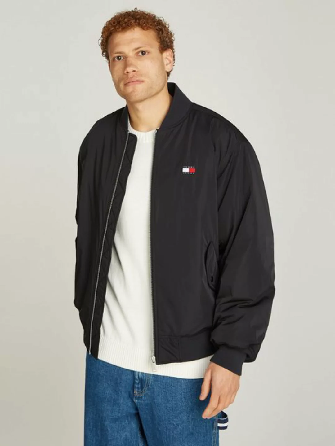 Tommy Jeans Plus Bomberjacke "TJM ENTRY BOMBER EXT", Große Größen mit Logop günstig online kaufen