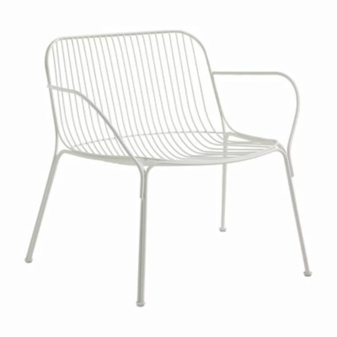 Lounge Sessel HiRay metall weiß / Metall - Kartell - Weiß günstig online kaufen