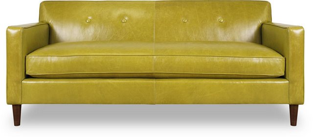 Xlmoebel Sofa Großes Sofa für 3 Personen im Chesterfield-Stil mit Lederbezu günstig online kaufen