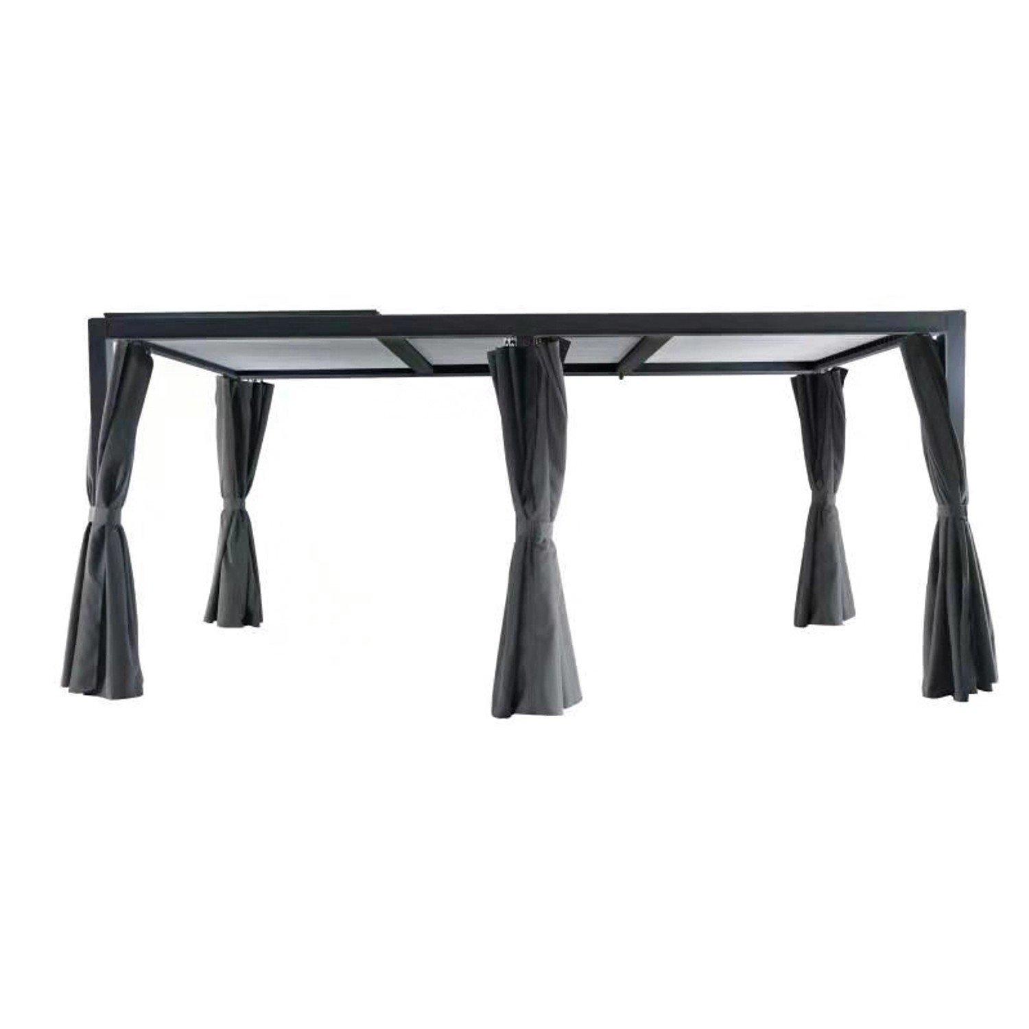 Creador Kiosko XL Aluminium Pavillon 300 x 540 cm Anthrazit Freistehend günstig online kaufen